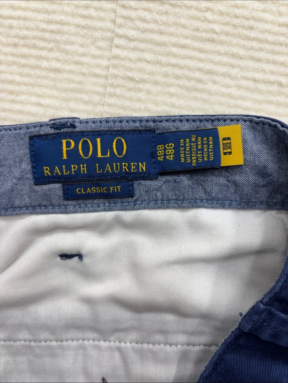 Polo Ralph Lauren Men's Navy Blue Casual Shorts Classic fit 48B 48 B